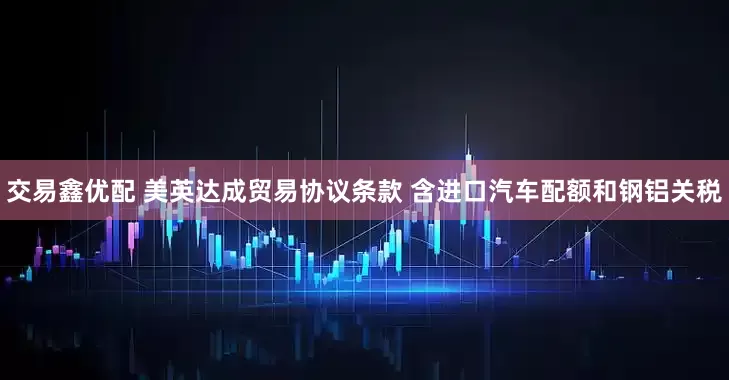 交易鑫优配 美英达成贸易协议条款 含进口汽车配额和钢铝关税