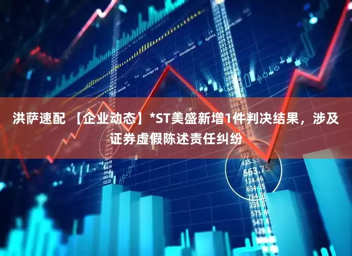 洪萨速配 【企业动态】*ST美盛新增1件判决结果，涉及证券虚假陈述责任纠纷